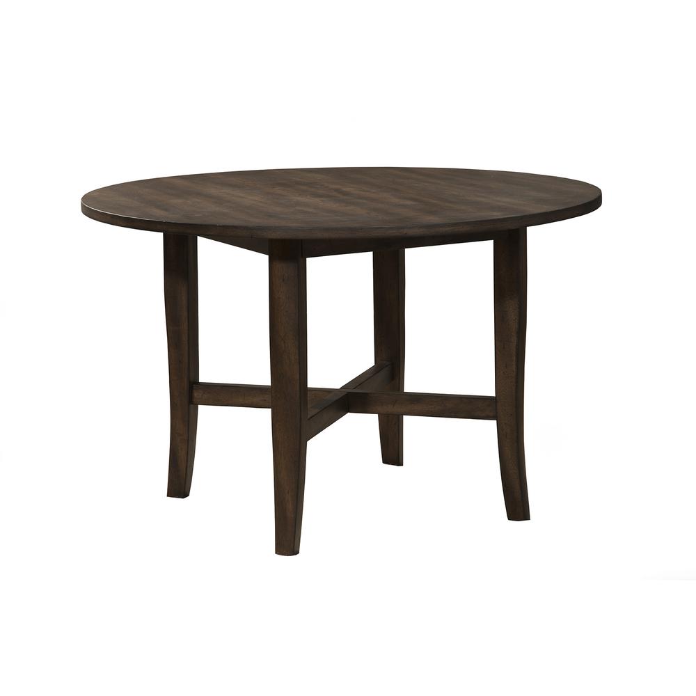 Arendal Round Table, Burnished Dark Oak. Picture 1