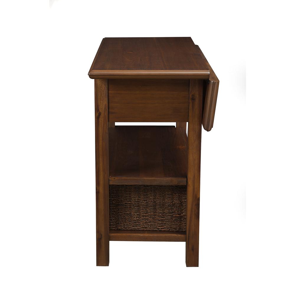 Caldwell Kitchen Cart, Antique Cappuccino. Picture 7