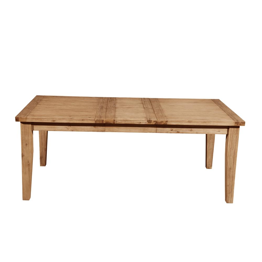 Aspen Extension Dining Table w/Butterfly Leaf, Antique Natural. Picture 1
