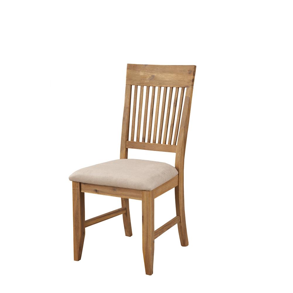 Aspen Set of 2 Side Chair, Antique Natural. Picture 1