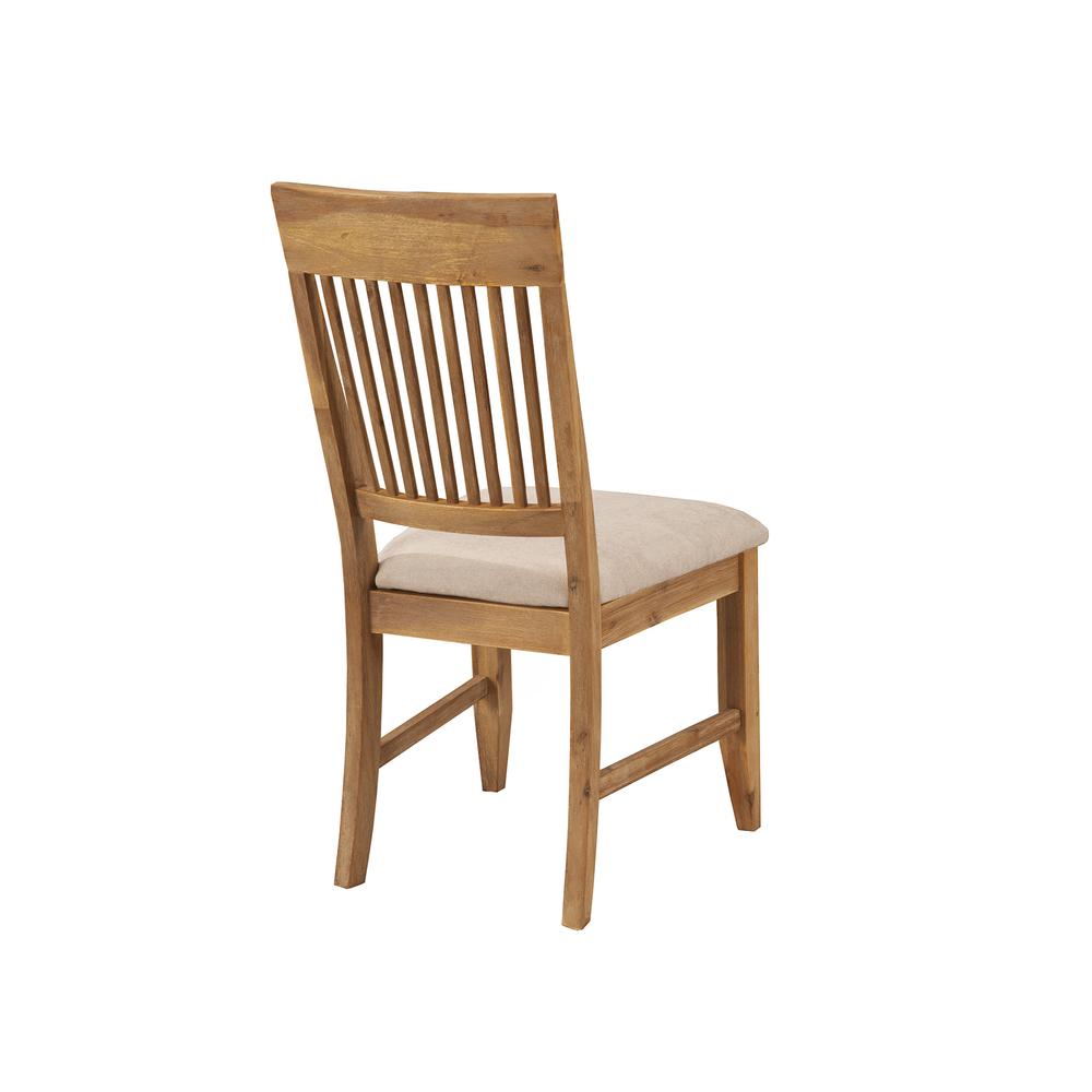 Aspen Set of 2 Side Chair, Antique Natural. Picture 2