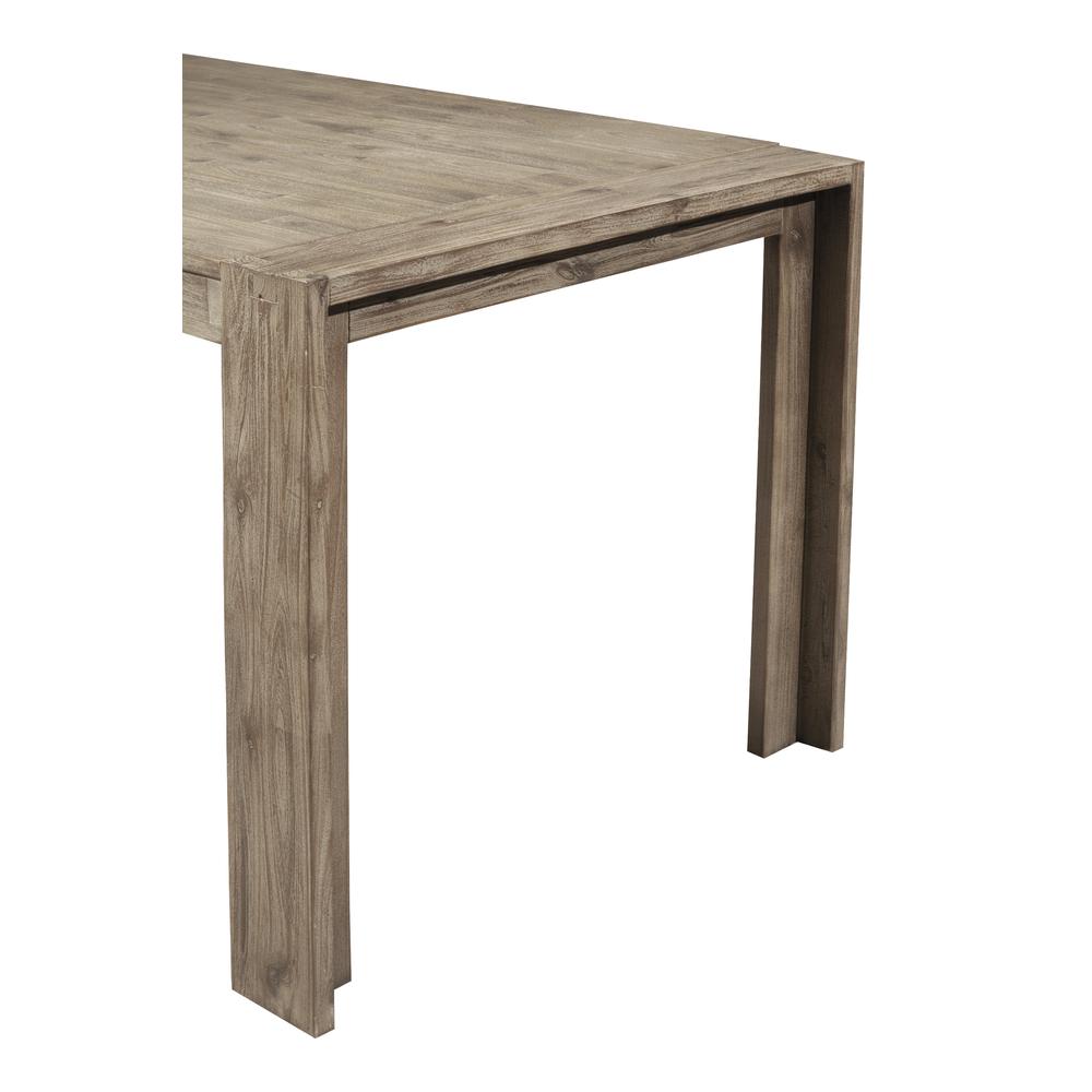 Seashore Fixed Top Dining Table, Antique Natural. Picture 2