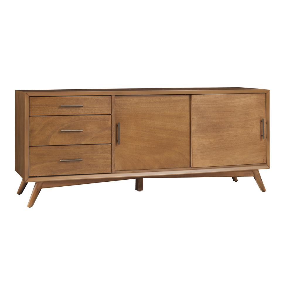 Flynn Large TV Console, Acorn. Picture 1