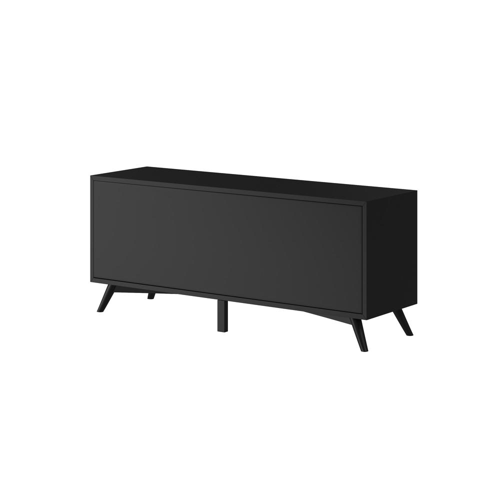 Flynn Large TV Console, Black. Picture 3
