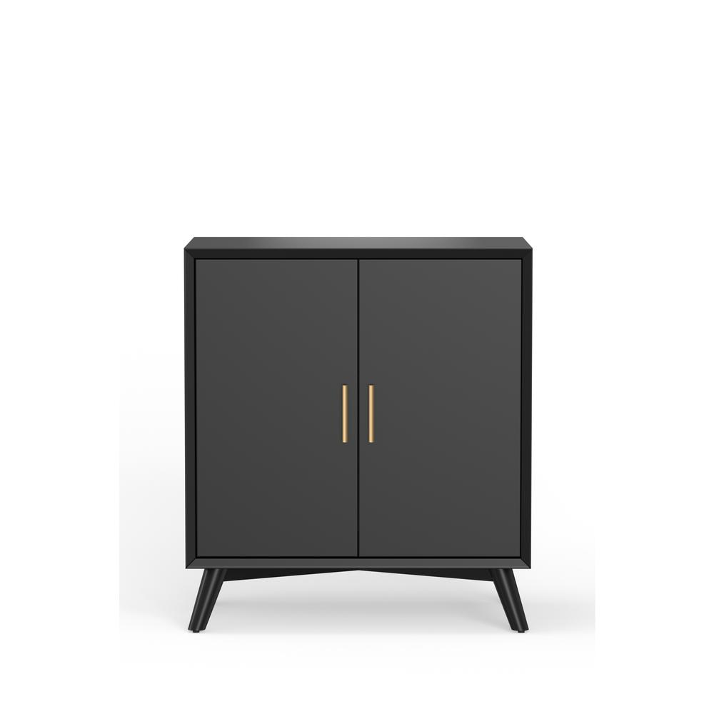 Flynn Small Bar Cabinet, Black. Picture 4