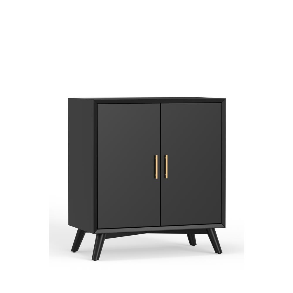 Flynn Small Bar Cabinet, Black. Picture 2