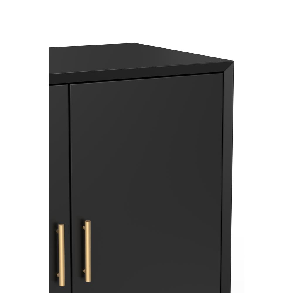 Flynn Small Bar Cabinet, Black. Picture 5