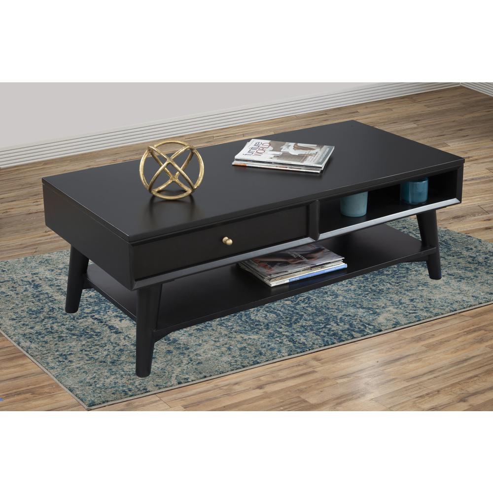 Flynn Coffee Table, Black. Picture 3