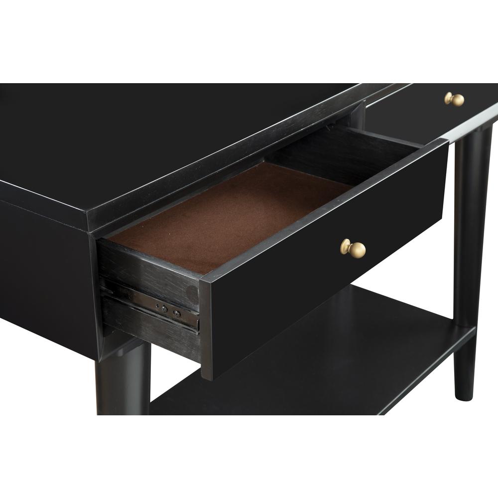 Flynn Console Table, Black. Picture 5