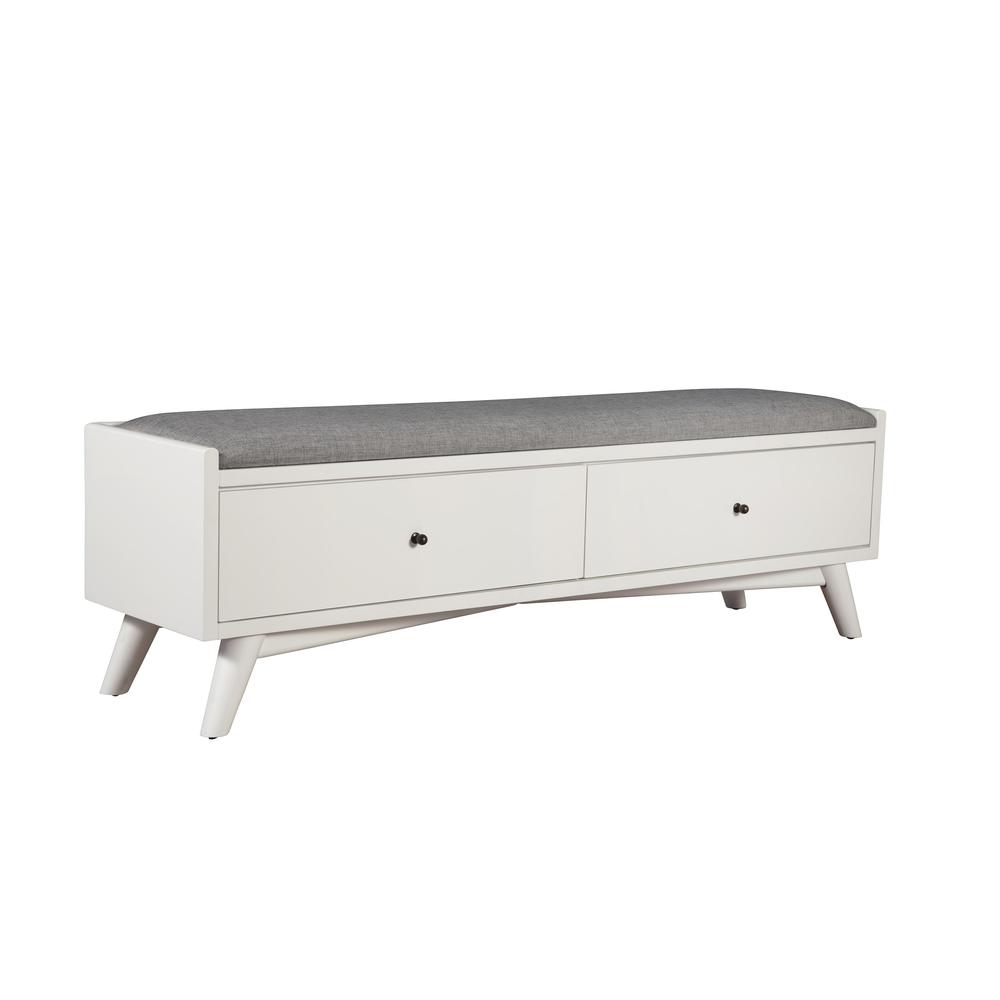 Flynn Bench, White. Picture 1