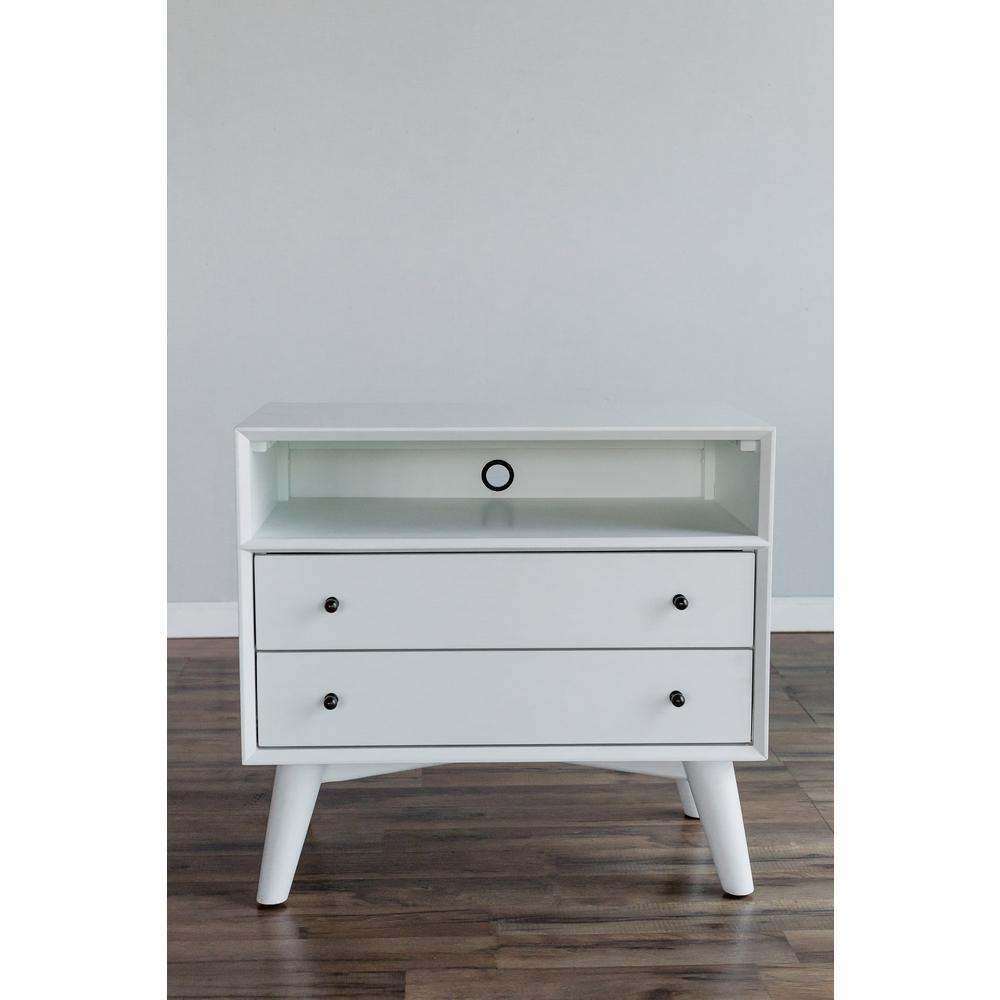 Flynn Large Nightstand, White. Picture 2