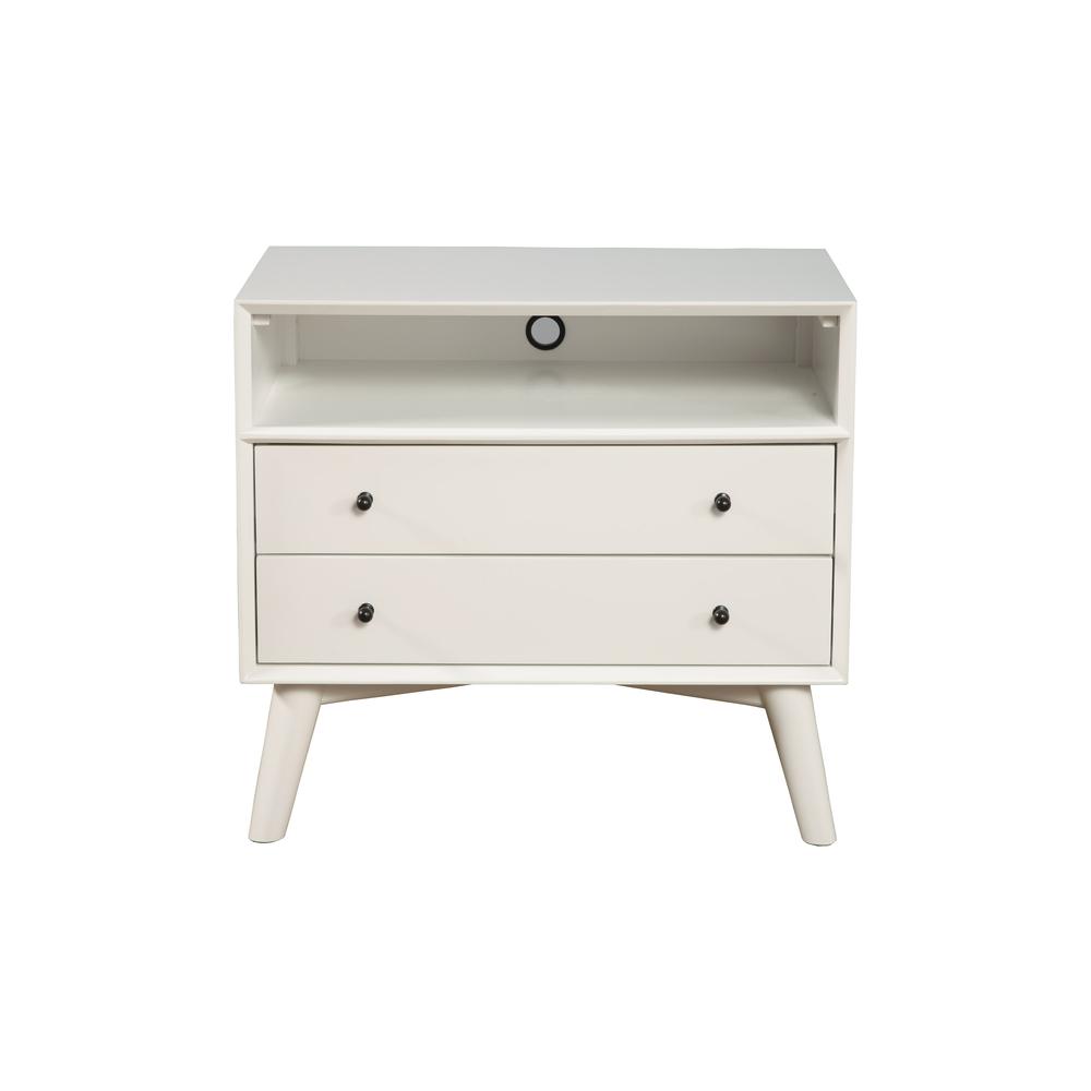 Flynn Large Nightstand, White. Picture 7