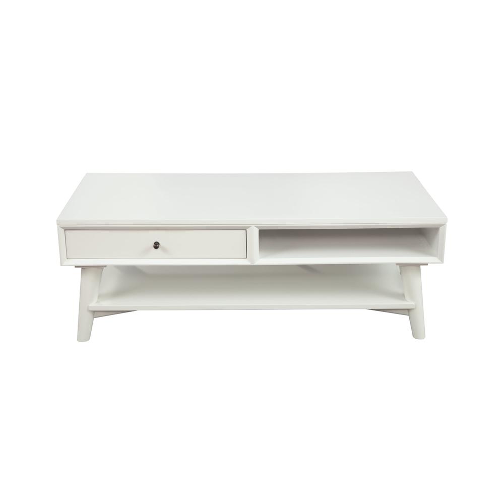Flynn Coffee Table, White. Picture 1