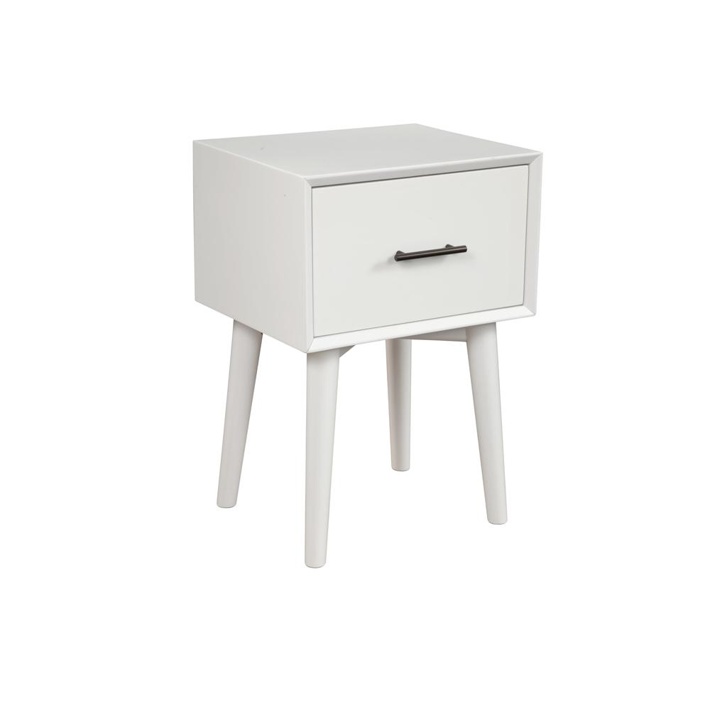 Flynn End Table, White. Picture 1