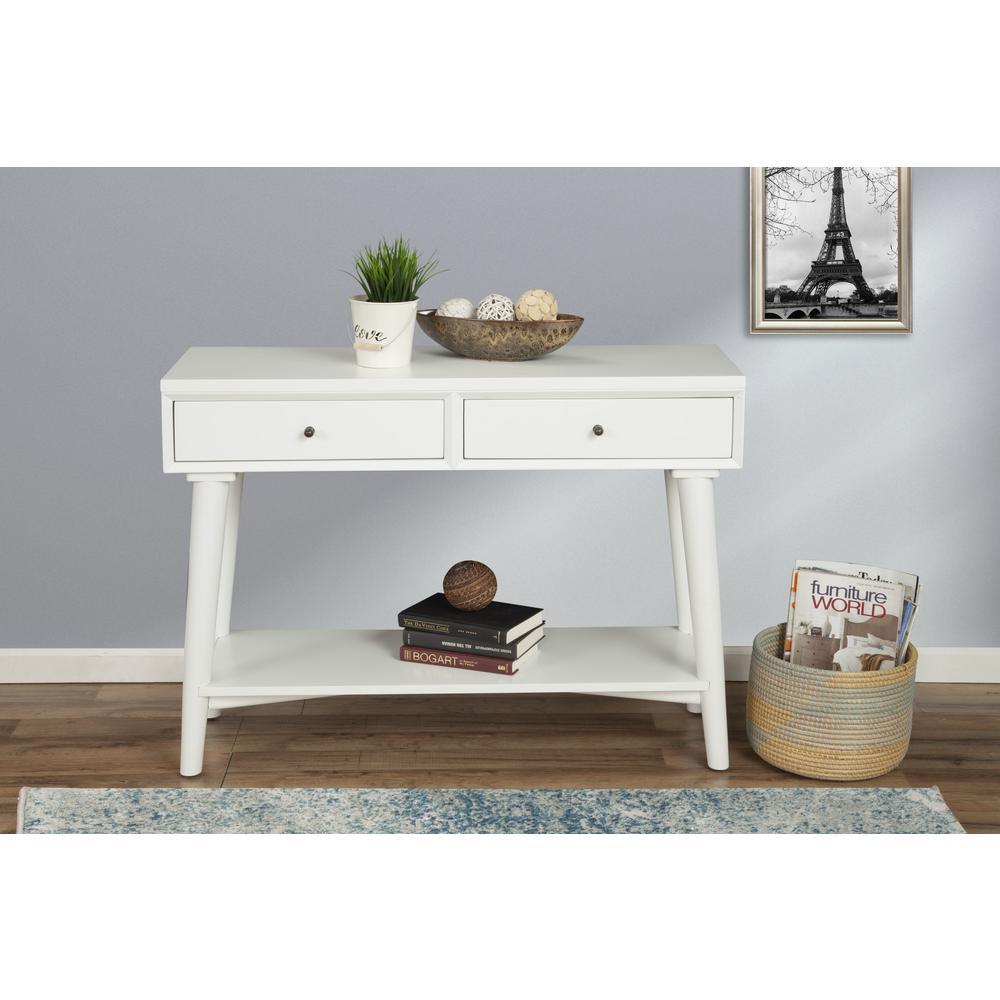 Flynn Console Table, White. Picture 2
