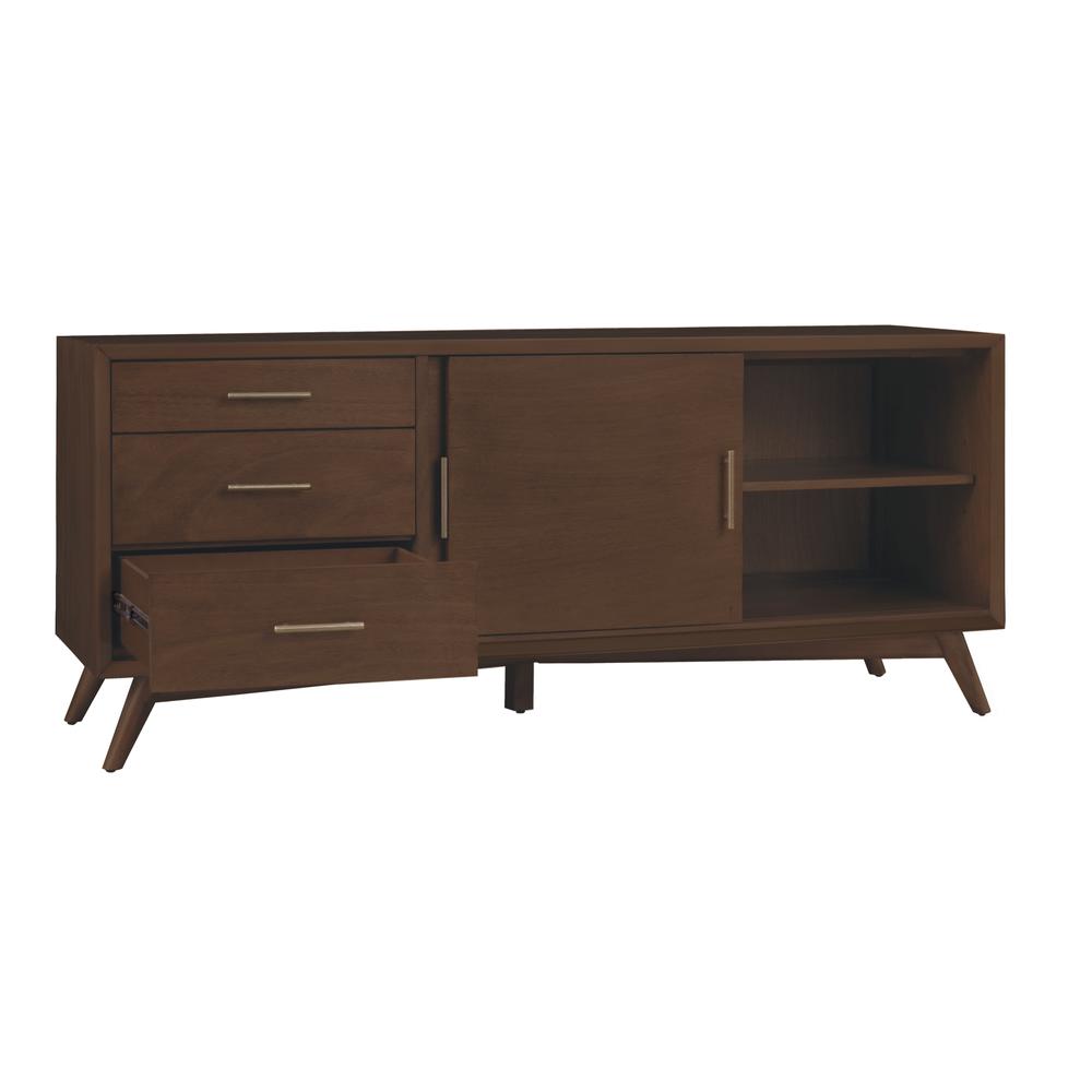 Flynn Large TV Console, Walnut. Picture 9