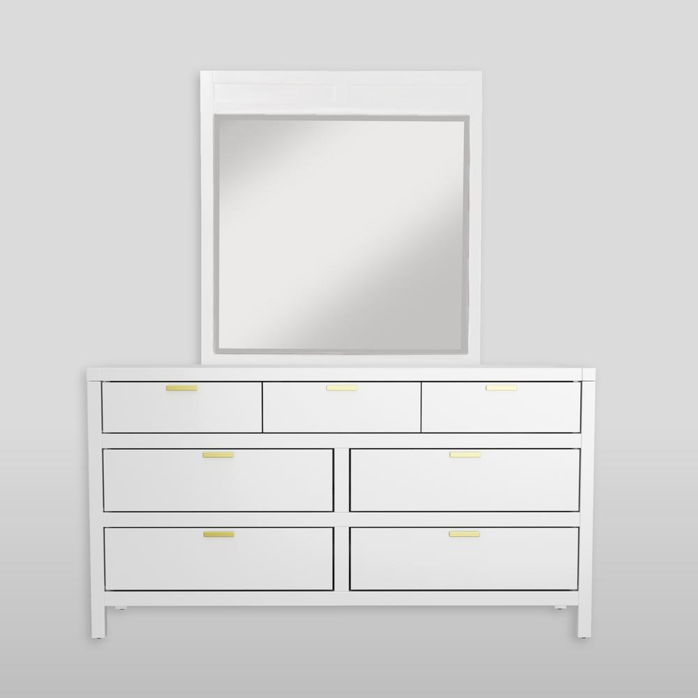 Carmel Mirror, White. Picture 2