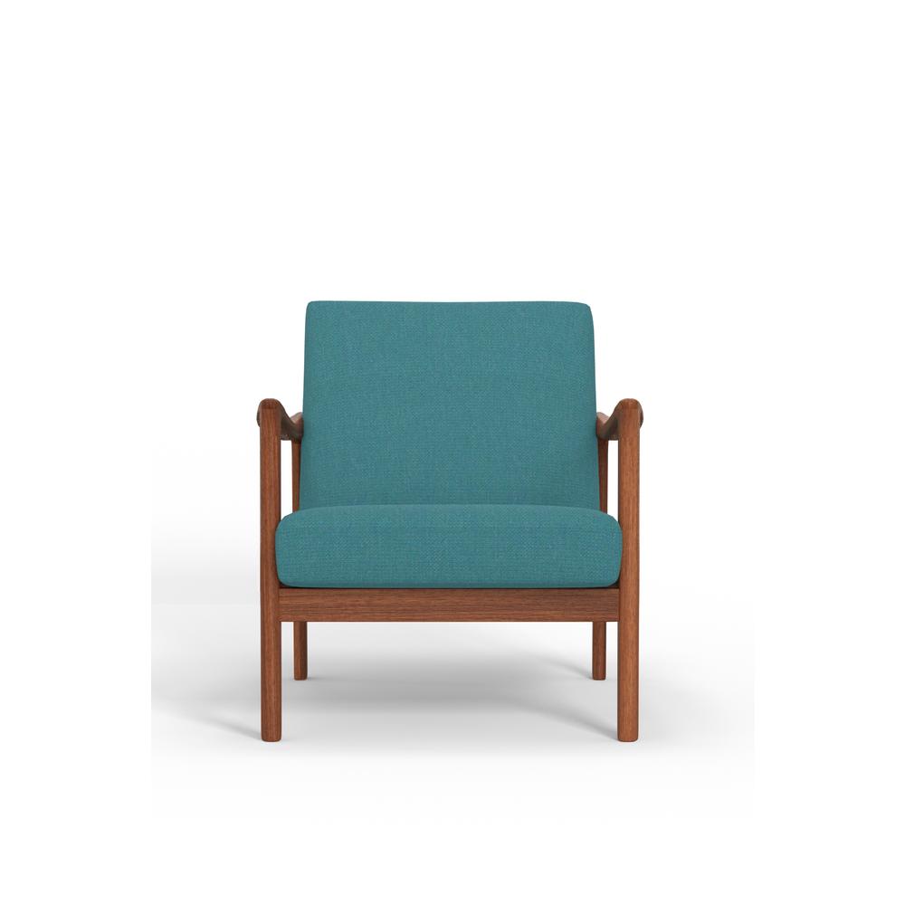Zephyr Lounge Chair, Turquoise. Picture 4