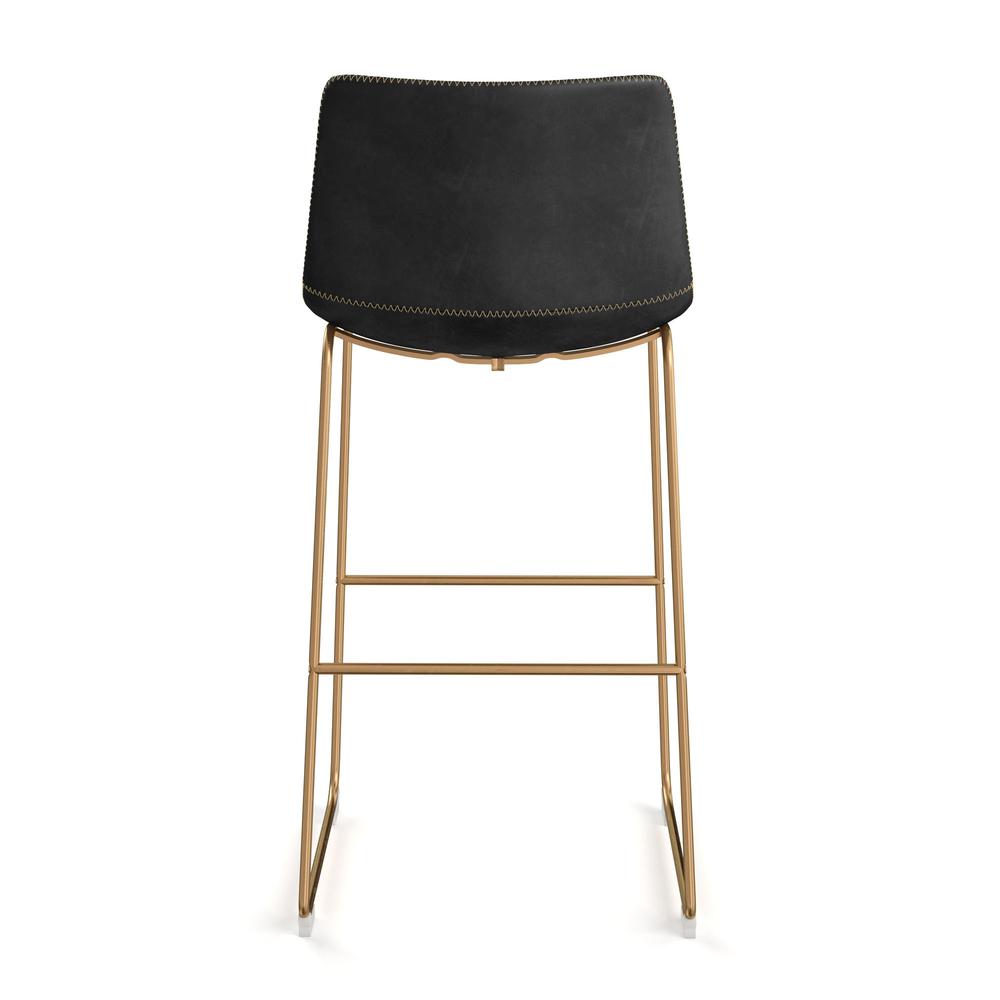 Petra Barstool, Black-Gold Frame. Picture 4