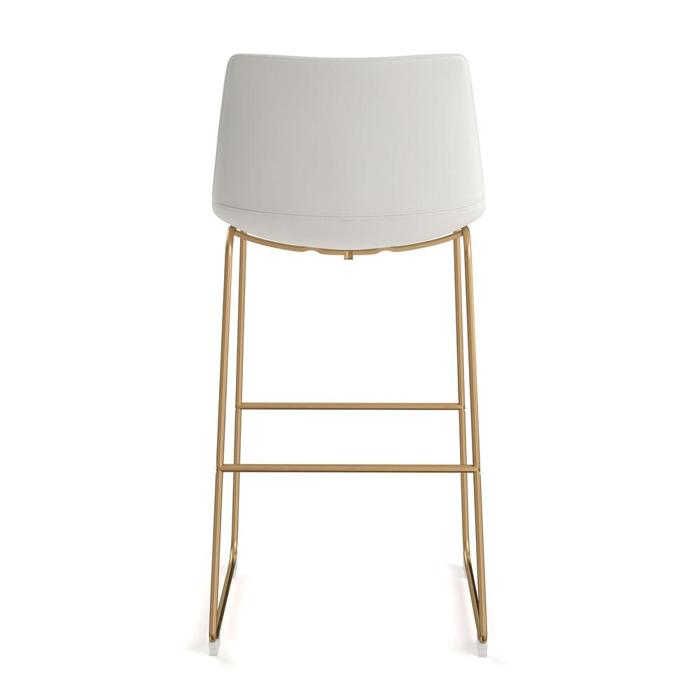 Petra Barstool, White-Gold Frame. Picture 3