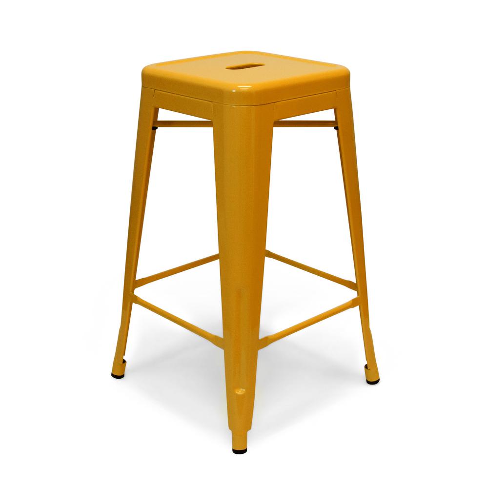 Galaxy Counter Stool (2), Orange. The main picture.
