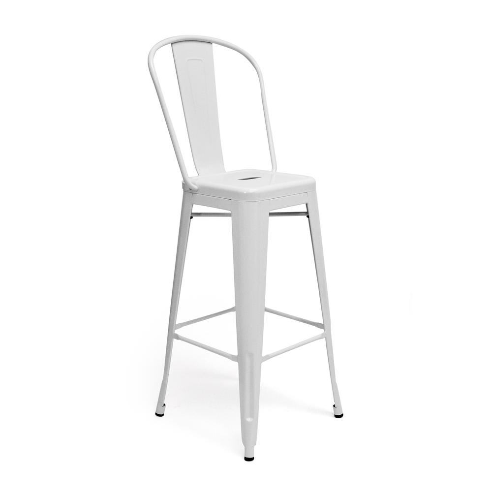 Garvin Barstool (2), White. The main picture.