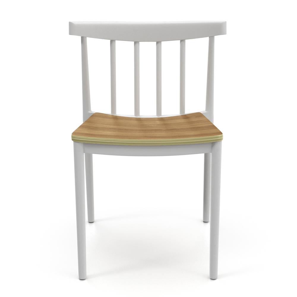 Benjamin Side Chair, White. Picture 2
