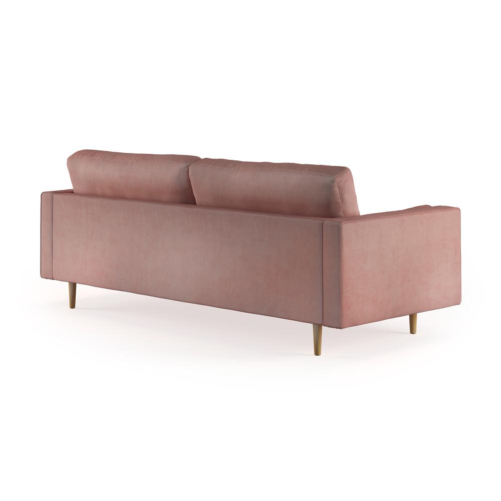 Bloomfield Velvet sofa, Blush Pink Velvet. Picture 4