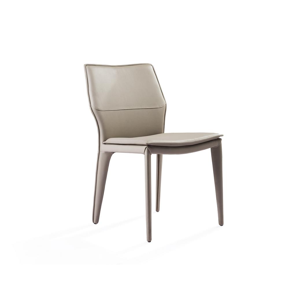 Miranda Dining Chair in Light Grey (Set of 2). Picture 2