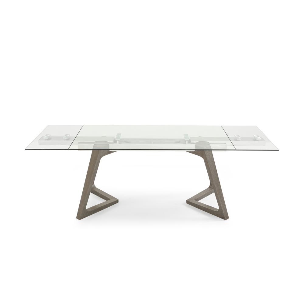 Delta Extendable Dining Table in Gray. The main picture.