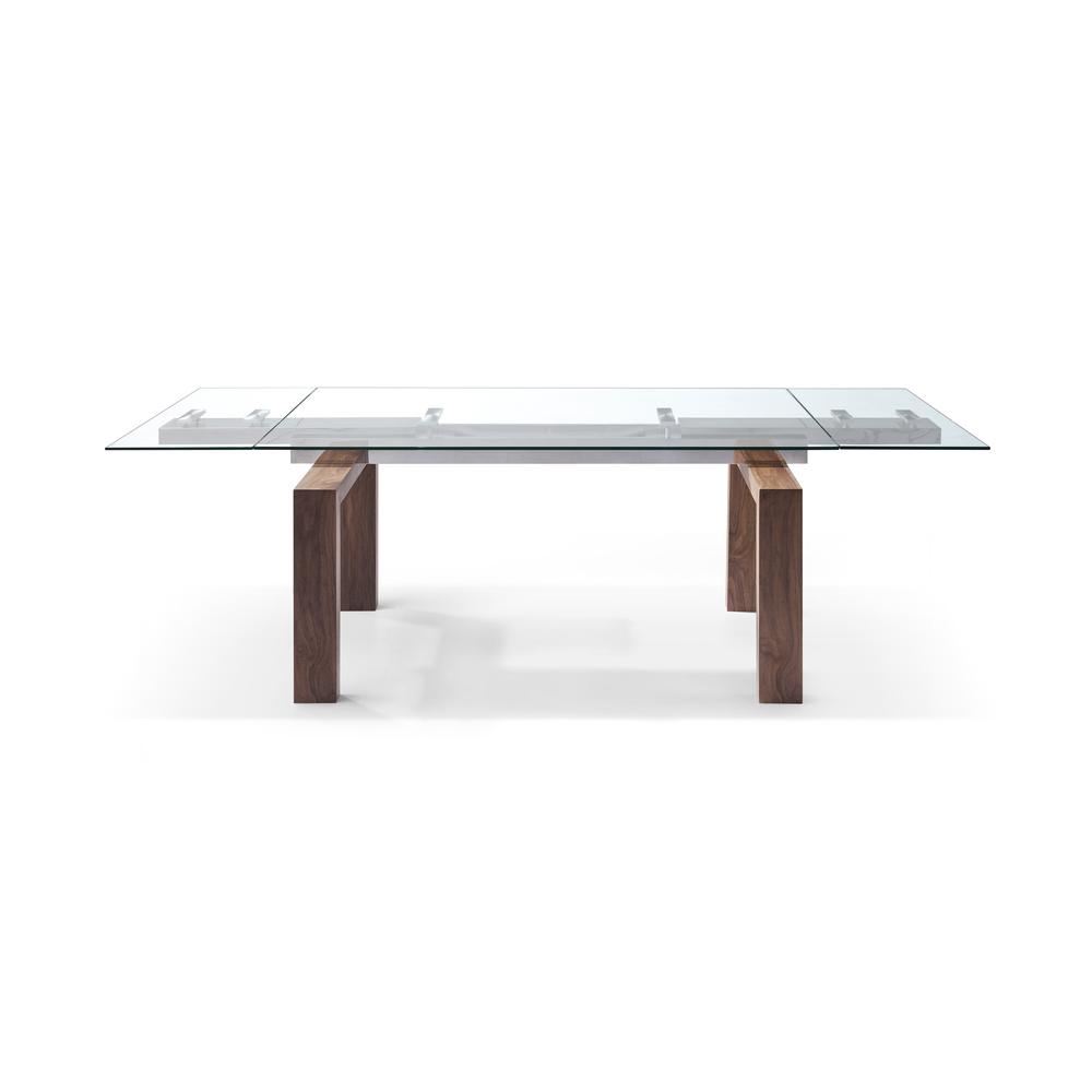 Davy Extendable Dining Table in Walnut. The main picture.