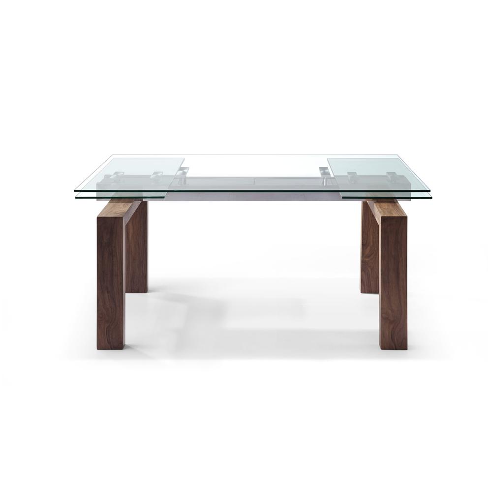 Davy Extendable Dining Table in Walnut. Picture 5
