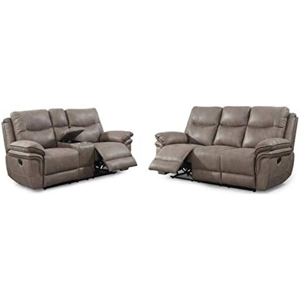 Isabella Sofa and Loveseat Set -Sand. Picture 1
