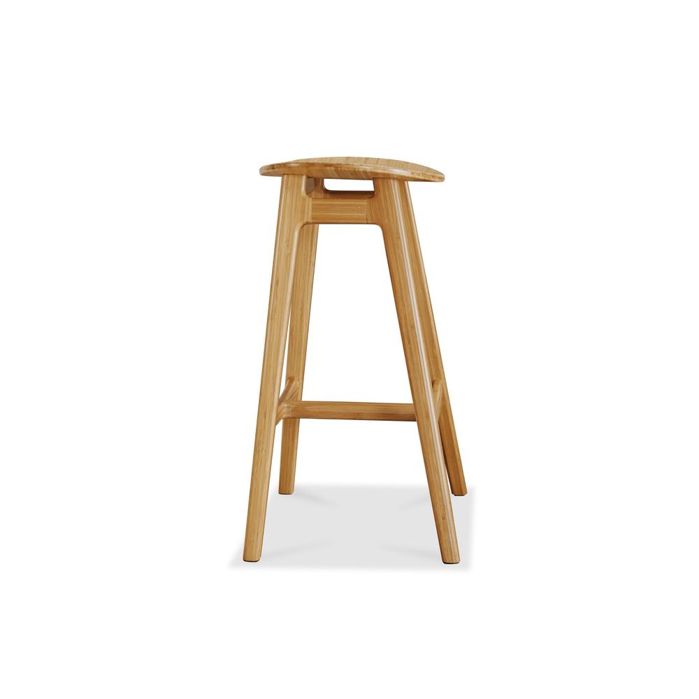 Skol 30" Bar Height Stool, Caramelized, (Set of 2). Picture 2