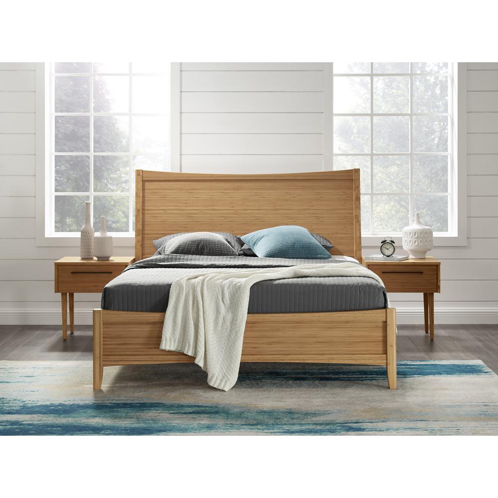 Willow Eastern King Platform Bed, Caramelized. Picture 14