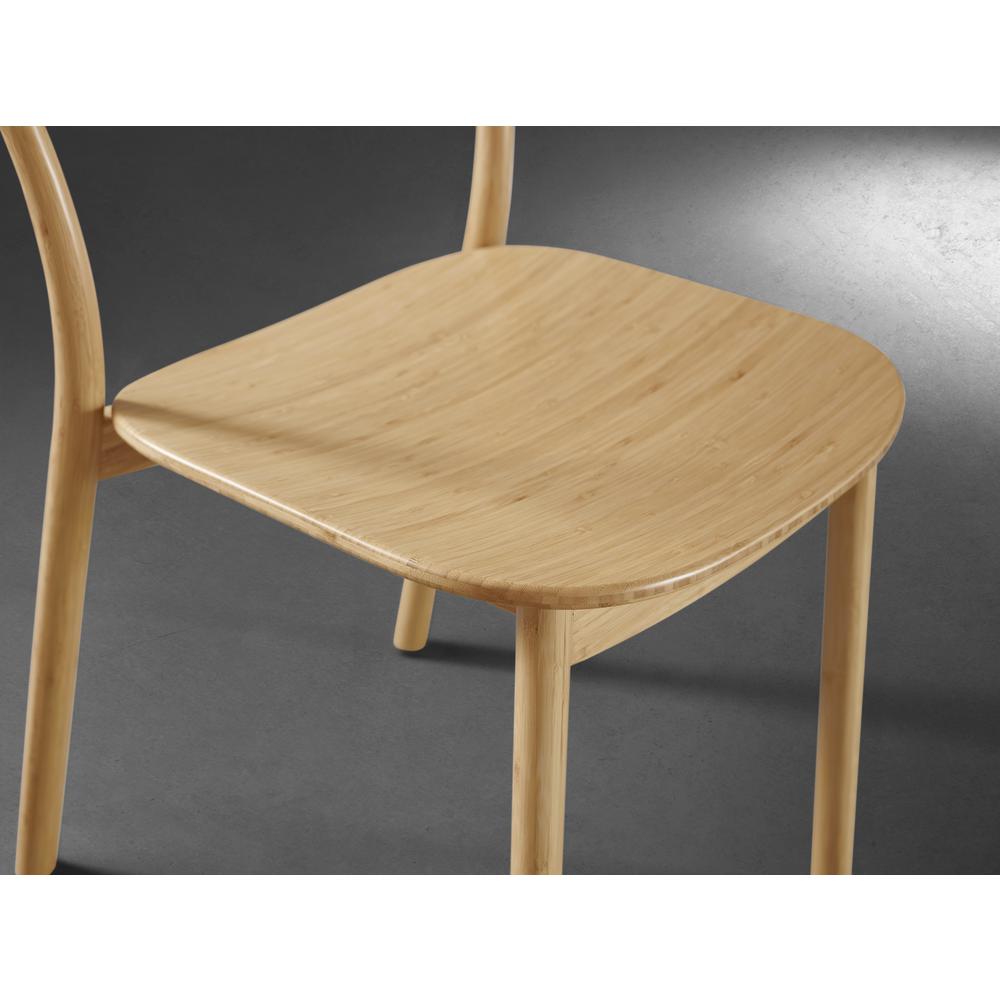 Hanna Dining Chair Bamboo Seat, Wheat (Set of 2). Picture 7