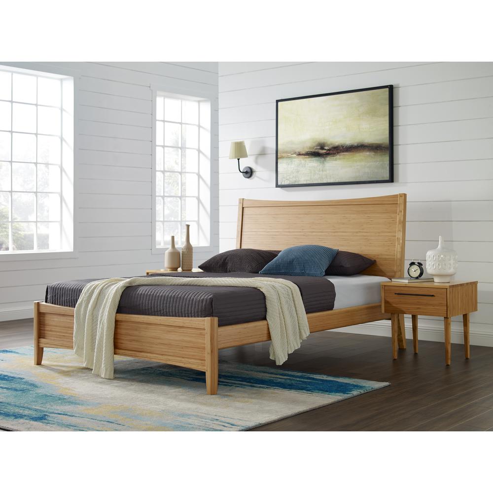 Willow Eastern King Platform Bed, Caramelized. Picture 16