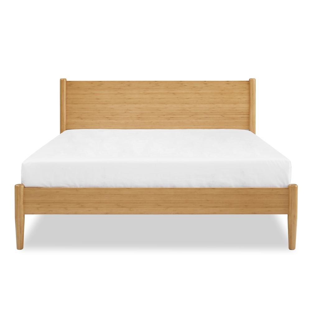 Ria Queen Platform Bed, Caramelized. Picture 9