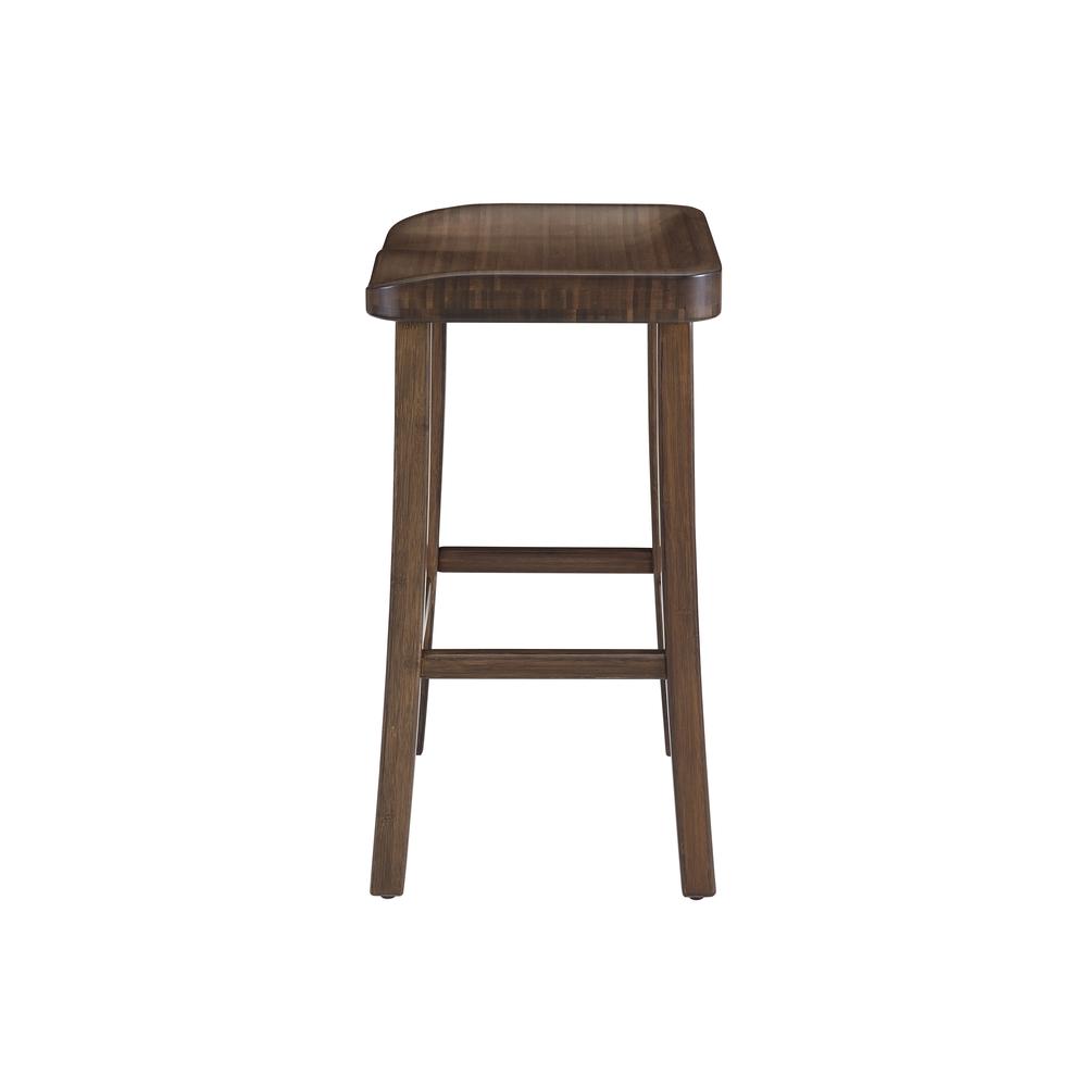 Tulip Counter Height Stool, Black Walnut, (Set of 2). Picture 6