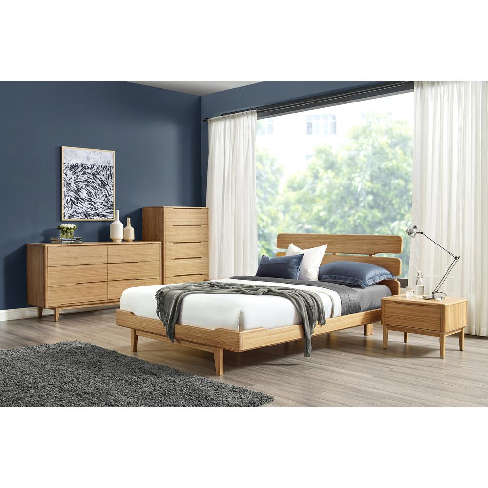 Currant Queen Platform Bed, Caramelized. Picture 6