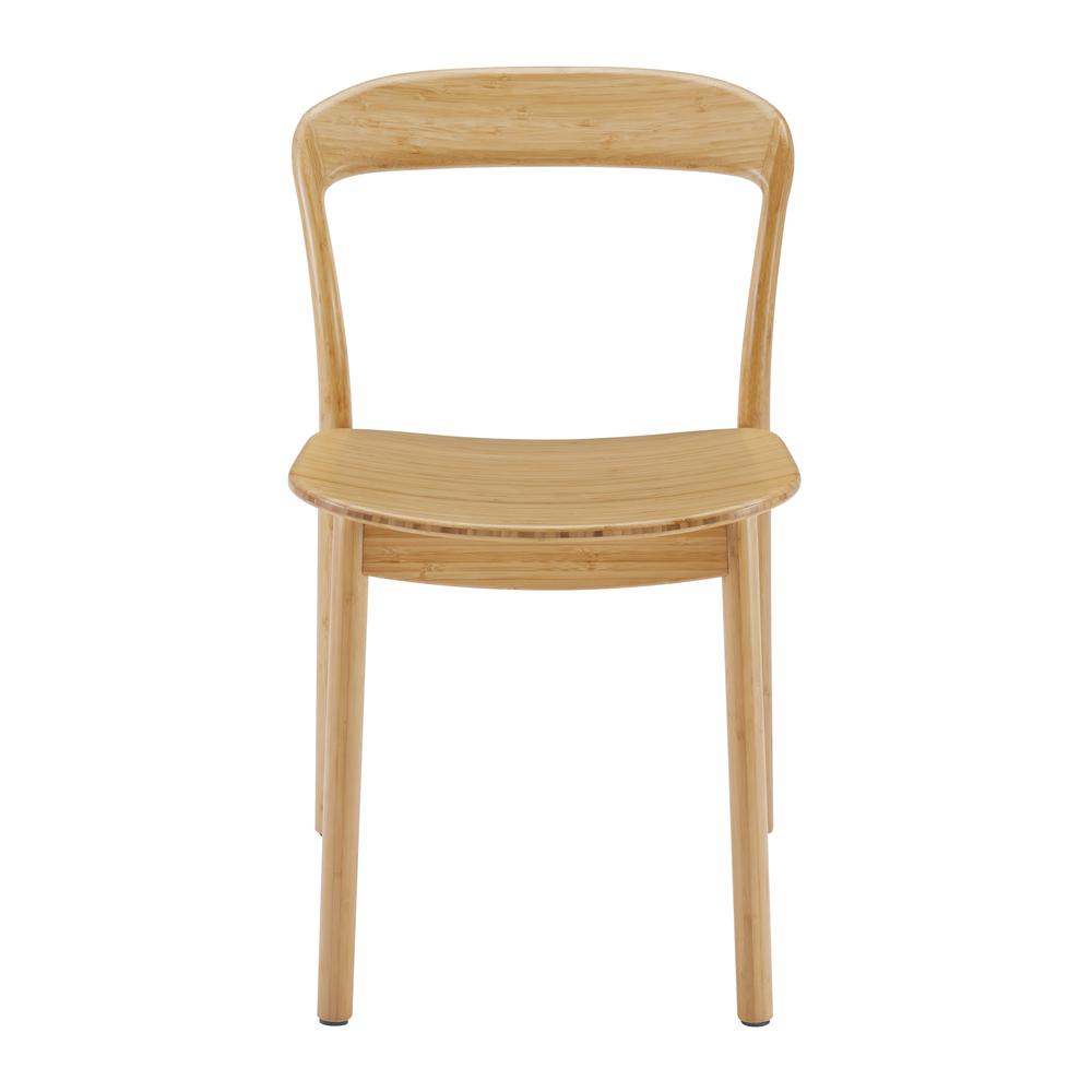 Hanna Dining Chair Bamboo Seat, Wheat (Set of 2). Picture 2
