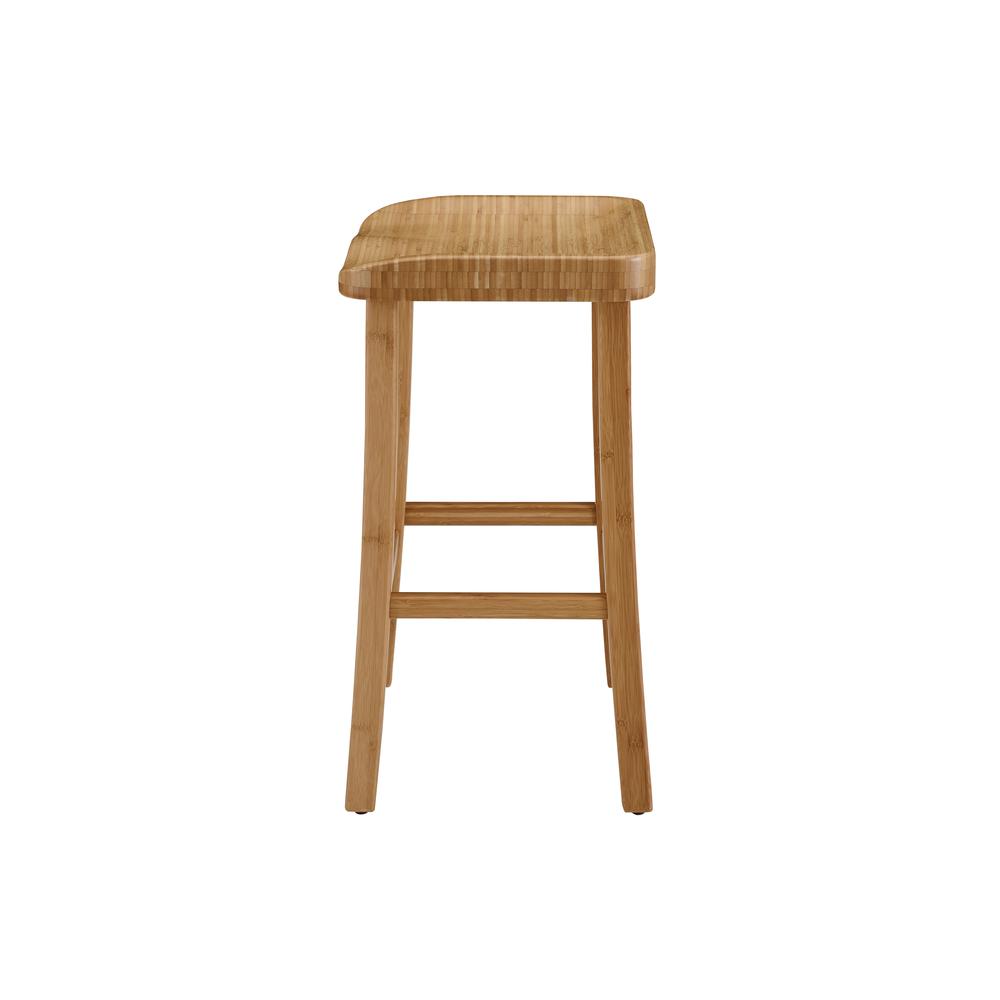 Tulip Bar Height Stool, Caramelized, (Set of 2). Picture 6