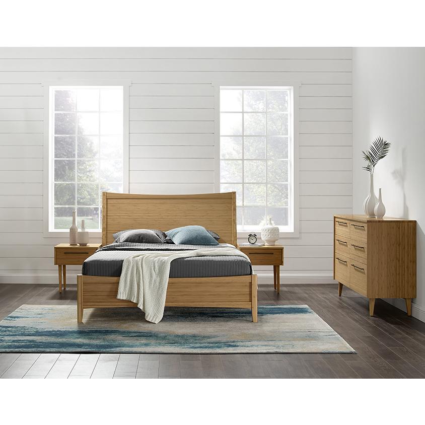 Willow Eastern King Platform Bed, Caramelized. Picture 19