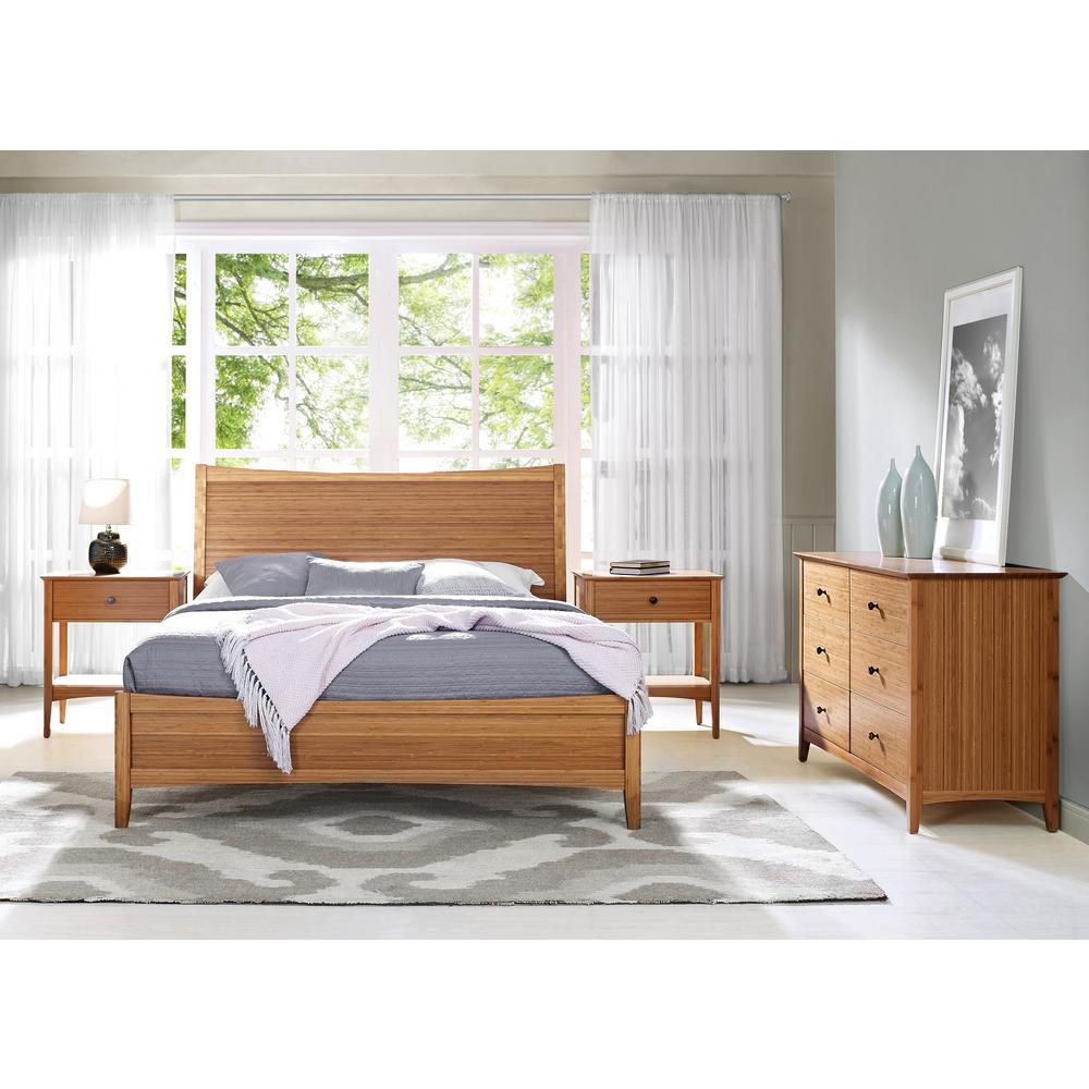 Willow Eastern King Platform Bed, Caramelized. Picture 20