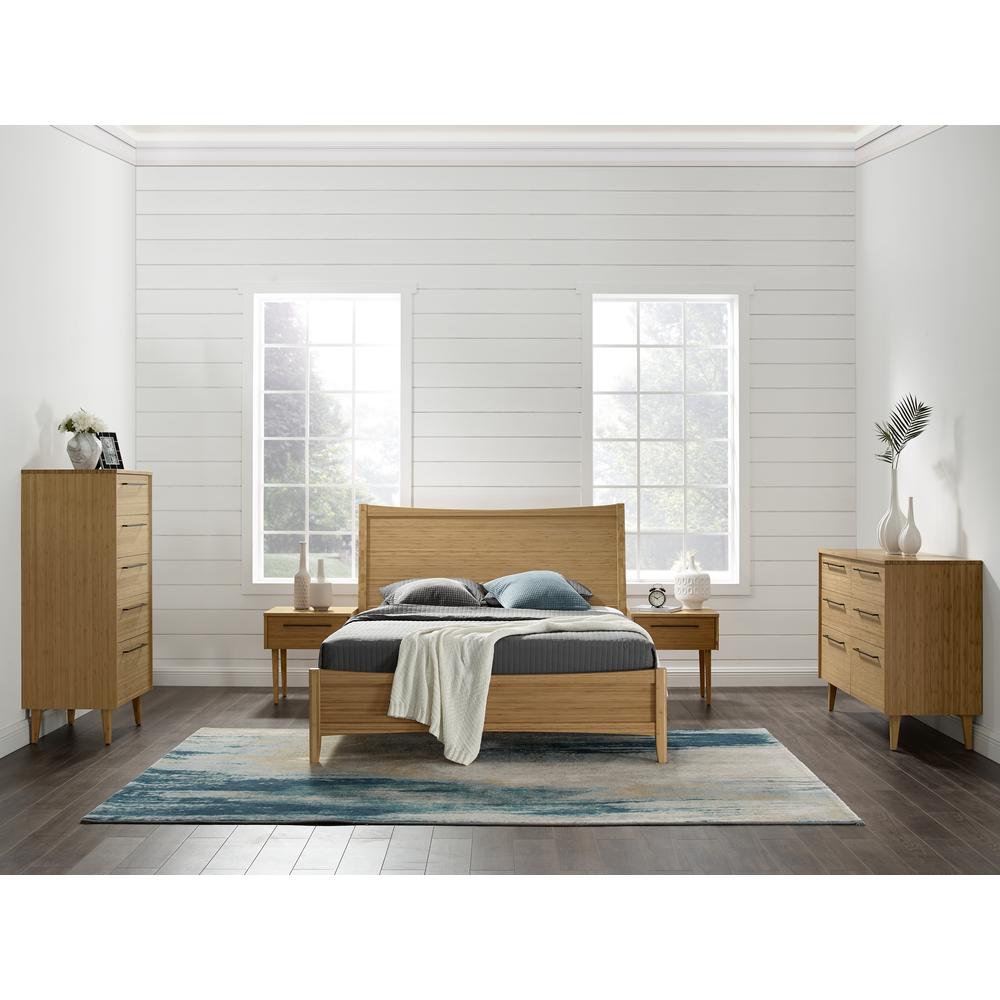 Willow Queen Platform Bed, Caramelized. Picture 15
