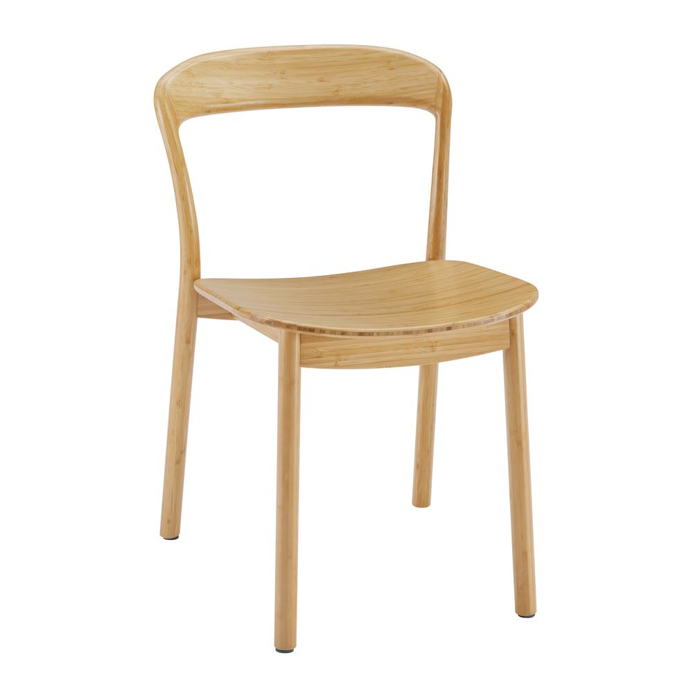 Hanna Dining Chair Bamboo Seat, Wheat (Set of 2). Picture 1