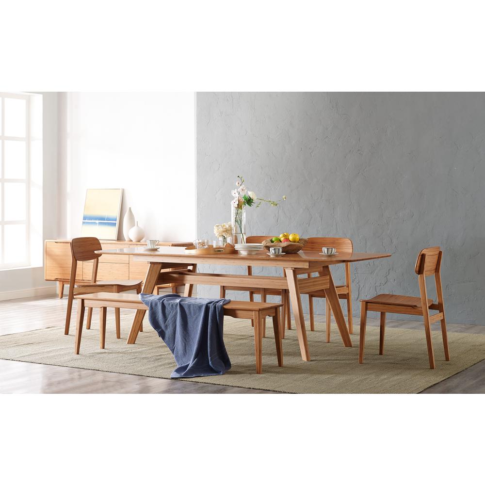 Currant 72 - 92" Extendable Dining Table, Caramelized. Picture 8