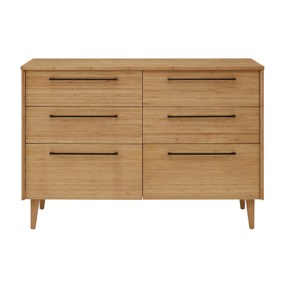 Sienna Six Drawer Double Dresser, Caramelized. Picture 1