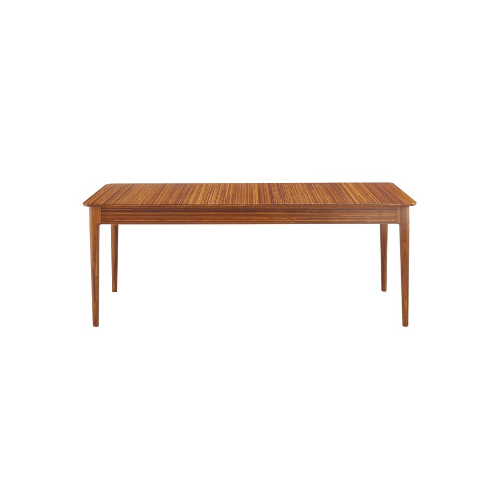 Erikka 110" Double-Leaves Extension Dining Table, Amber. Picture 8