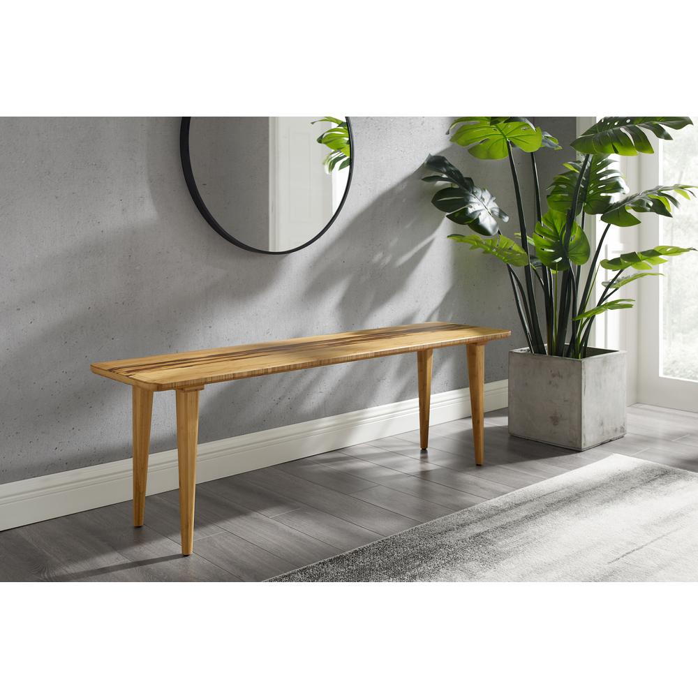Azara Bench, Caramelized. Picture 8